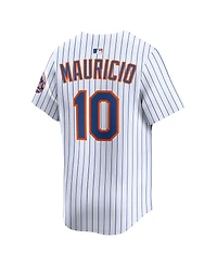Nike Men's Ronny Mauricio White New York Mets Alternate Limited Player Jersey