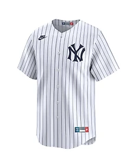 Nike Men's White New York Yankees Throwback Cooperstown Collection Limited Jersey