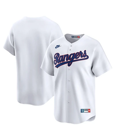 Nike Men's White Texas Rangers Throwback Cooperstown Collection Limited Jersey