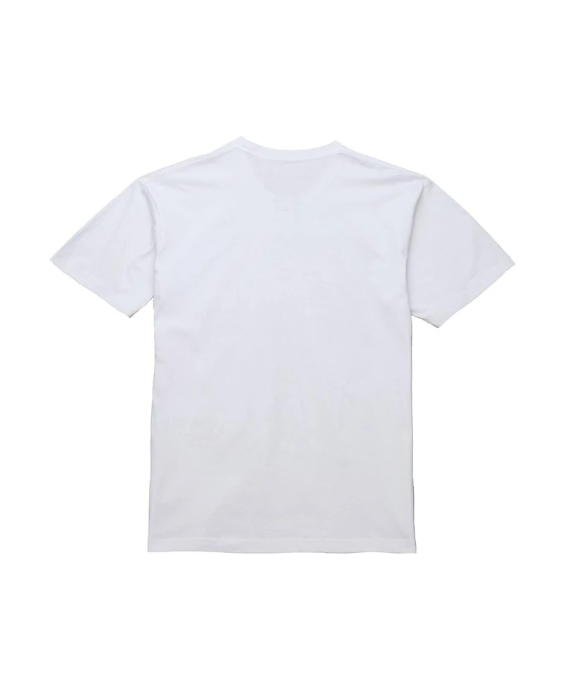 Mitchell & Ness Men's Dirk Nowitzki White Dallas Mavericks Hardwood Classics Chalked Up T-Shirt