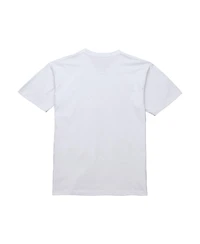 Mitchell & Ness Men's Dirk Nowitzki White Dallas Mavericks Hardwood Classics Chalked Up T-Shirt