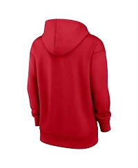 Nike Women's Red Los Angeles Angels Authentic Collection Performance Pullover Hoodie