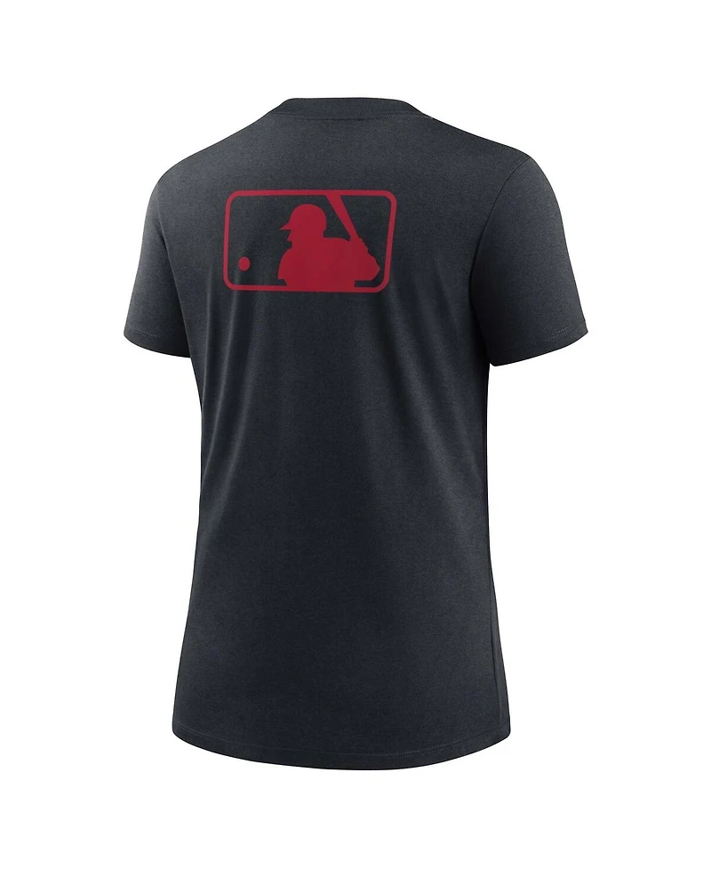 Nike Women's Navy Cleveland Guardians Authentic Collection Early Work Tri-Blend T-Shirt