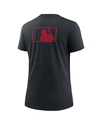 Nike Women's Navy Cleveland Guardians Authentic Collection Early Work Tri-Blend T-Shirt