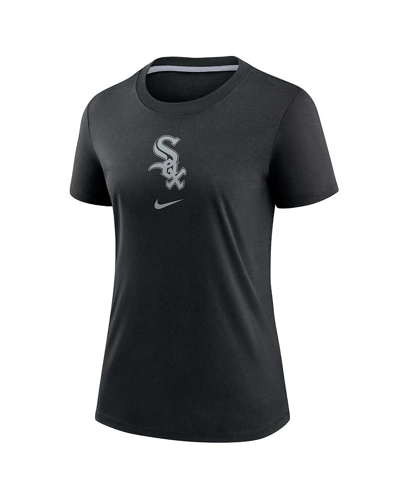Nike Women's Black Chicago White Sox Authentic Collection Early Work Tri-Blend T-Shirt
