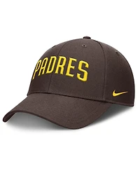 Nike Men's Brown San Diego Padres Rise Gaberdine Adjustable Hat