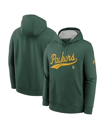 Nike Men's Green Bay Packers Rewind Club Logo Pullover Hoodie