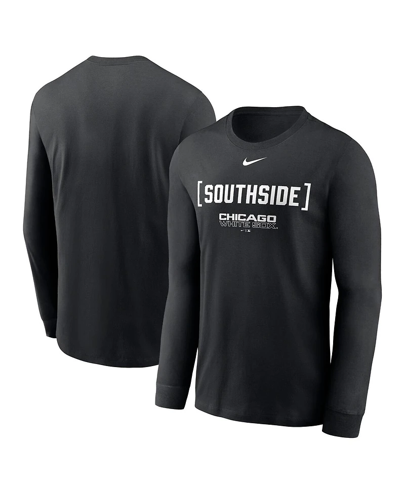 Nike Men's Black Chicago White Sox Local Nickname Long Sleeve T-Shirt