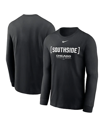 Nike Men's Black Chicago White Sox Local Nickname Long Sleeve T-Shirt