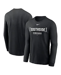 Nike Men's Black Chicago White Sox Local Nickname Long Sleeve T-Shirt