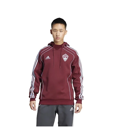 Adidas Men's Burgundy Colorado Rapids 2025 Travel Pullover Hoodie
