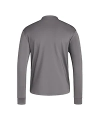 Adidas Men's Gray Indiana Hoosiers Dugout Pullover Sweatshirt