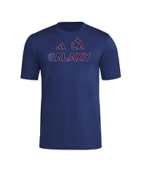 Adidas Men's Navy La Galaxy 2025 Jersey Hook Aeroready T-Shirt