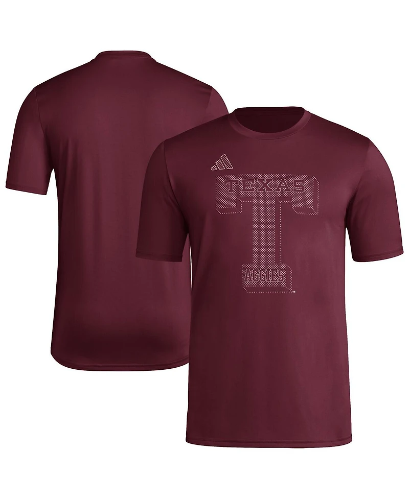 Adidas Men's Maroon Texas A M Aggies Locker Local Impression T-Shirt