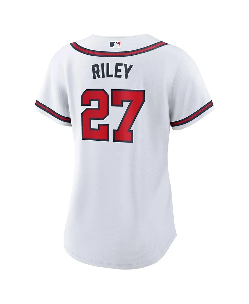 Nike Women's Austin Riley White Atlanta Braves Home Replica Jersey