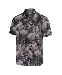 Tommy Bahama Men's Black Philadelphia Eagles Coast Nuevo Fronds Camp Button-Up Shirt