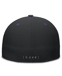 Nike Men's Black/Purple Colorado Rockies 25th Anniversary True Primetime Two-Tone Performance Fitted Hat