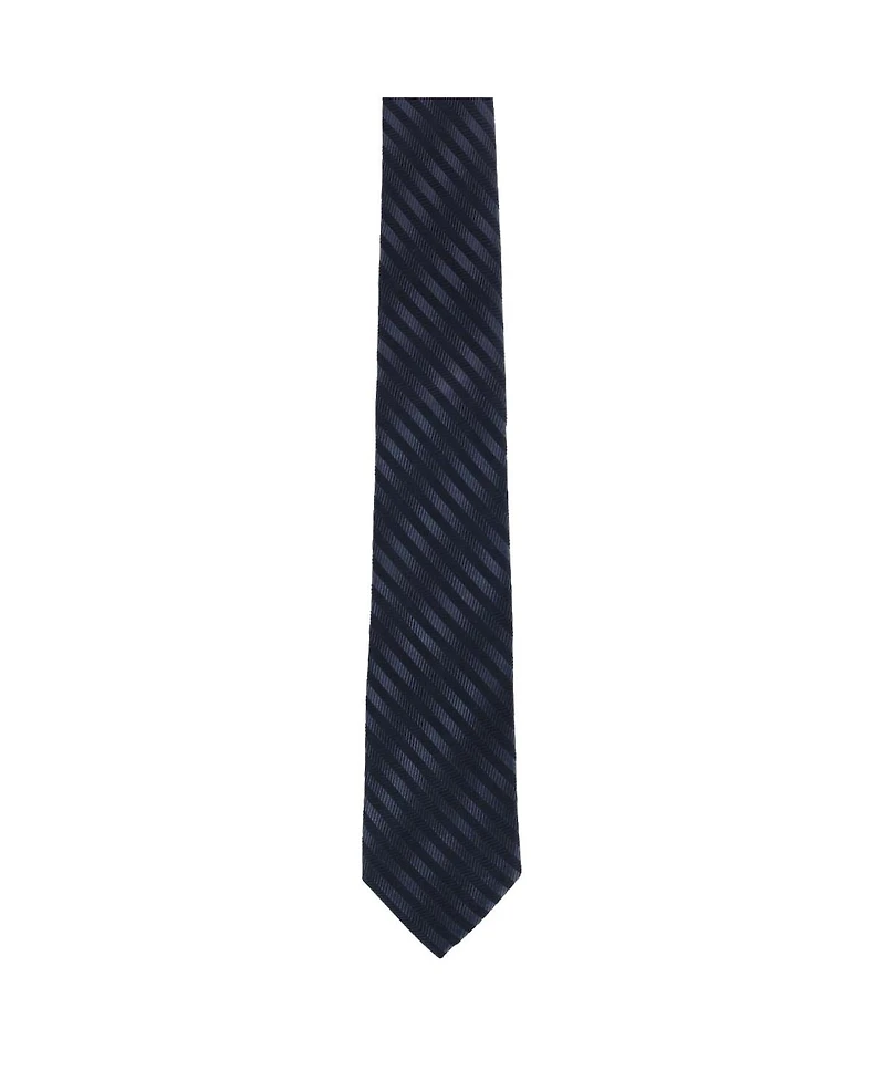 Trafalgar Men's Nathanial Regal Patterned Diagonal Line Silk Business Necktie