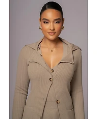 Jluxlabel Women's Lida Ribbed Duster