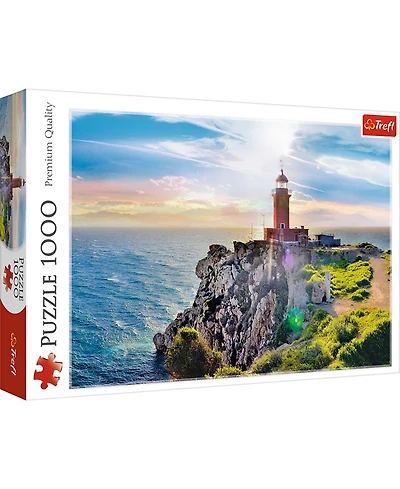 Trefl Red 1000 Piece Puzzle - The Melagavi lighthouse