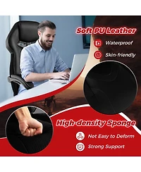 Gaming Chair Racing Style Swivel with Footrest and Adjustable Lumbar Pillow