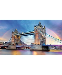 Trefl Red 1000 Piece Puzzle & Sorter - Rainbow over Tower Bridge