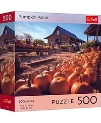 Trefl Red 500 Piece Puzzle - Halloween - Pumpkin Patch