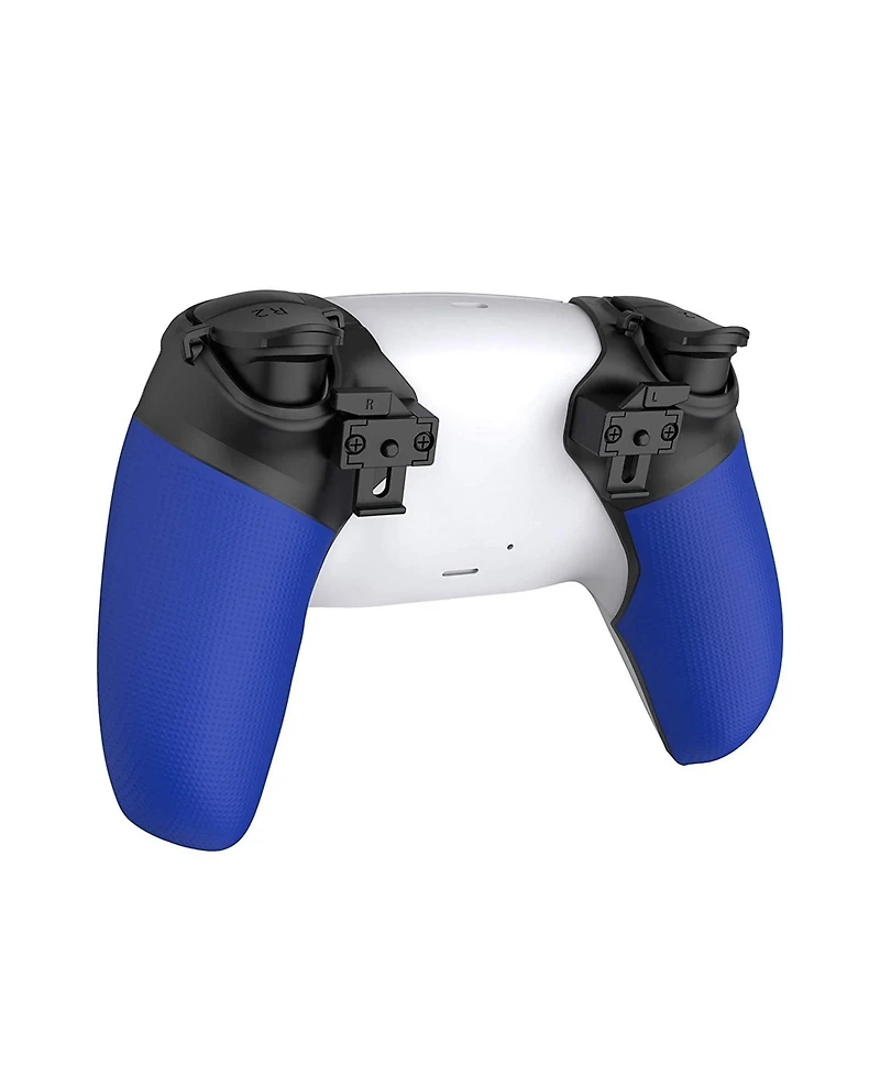 Sony Playstation 5 Slim Disc with Extra Galactic Purple Controller, Plantronics Headset, Trigger Stop Kit, Fps Grip Kit and MightySkins Decal Voucher