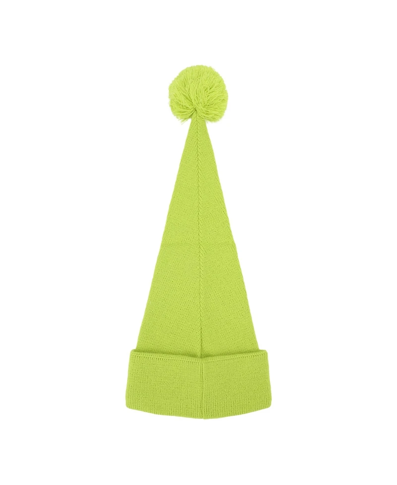 The Grinch Men's Eyes Green Knit Santa Cap