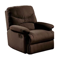 35" Chocolate Microfiber Recliner