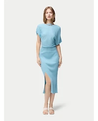 Gobi Cashmere Women's Asymmetric Silk Dress