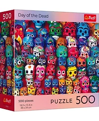 Trefl Red 500 Piece Puzzle - Halloween - Day of the Dead