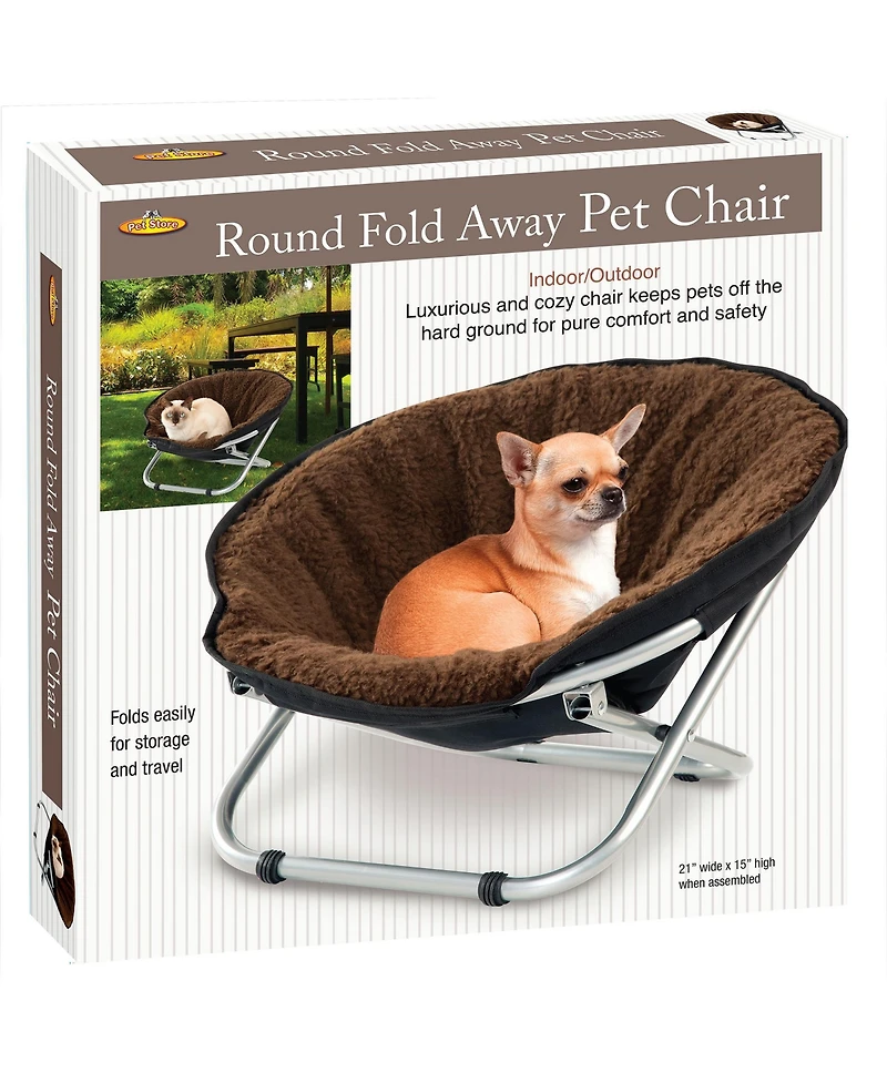 Round Fold Away Pet Chair