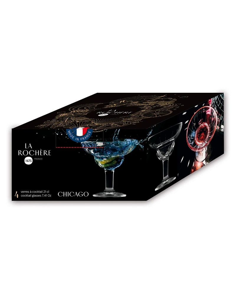 La Rochere Chicago Cocktail Glass, Set of 6