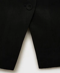 Mango Women's Lyocell Straight Suit Vest