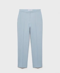 Mango Women's Straight Suit Trouser Pants