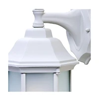 Swing Arm Wall Light with Frosted Glass – Elegant Fixture for Home & Office