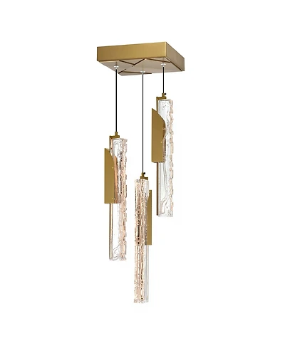 Cwi Lighting 18" Metal Valira Integrated Led Mini Pendant