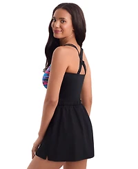 ShapeSolver Sport by Mimi Flamingo Women's Runaround Skirted Swimsuit