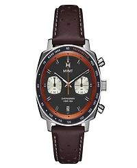 Mvmt Men's Mulholland Racer Dark Brown Leather Strap Watch, 42mm