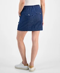 Style & Co Petite Zig Zag Mid-Rise Mini Skirt, Exclusively at Macy's