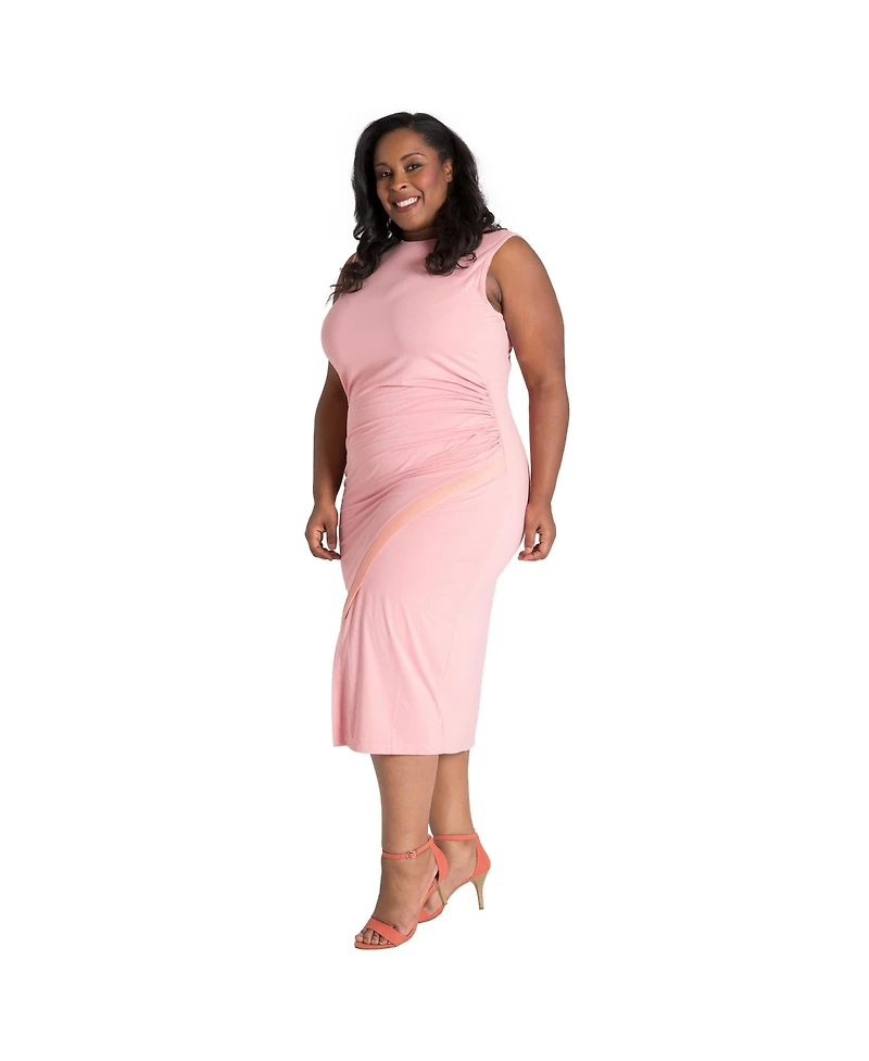 Poetic Justice Plus Stretch Knit Sheath Dress