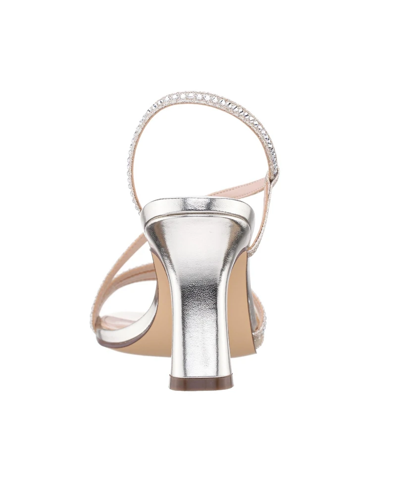 Nina Women's Abbi Asymmetrical Evening Sandals