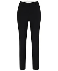 Boss by Hugo Women's Wool Regular-Fit Cropped Pants