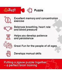 Trefl Red 1000 Piece Puzzle - Golden Gate Bridge, San Francisco, Usa