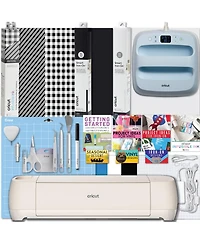 Cricut Explore 4 Cutting Machine and Easy Press 3 Combo with Htv Materials Bundle