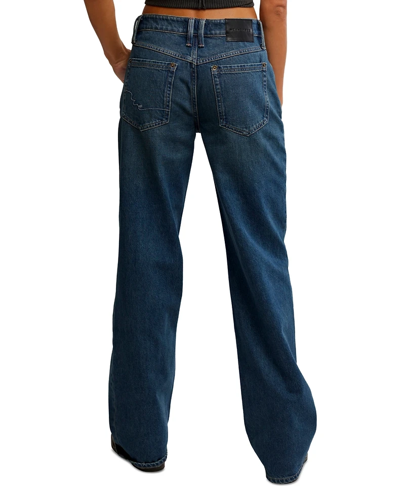 Free People Women's Tennessee Low-Rise Boyfriend Jeans