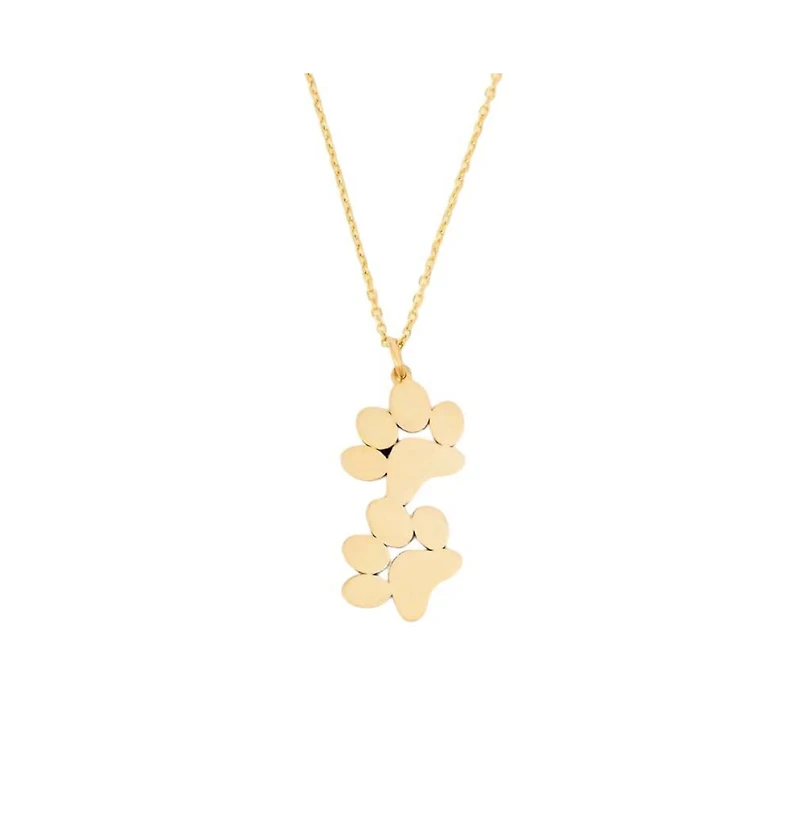 EverPaw Double Paw Print Necklace