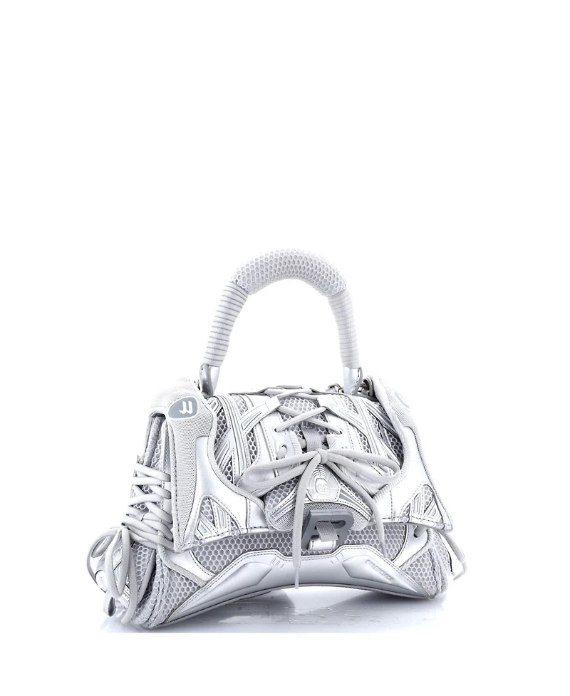 Pre-Owned Balenciaga Small SneakerHead Top Handle Bag Mesh and Faux Leather