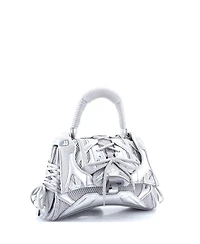 Pre-Owned Balenciaga Small SneakerHead Top Handle Bag Mesh and Faux Leather